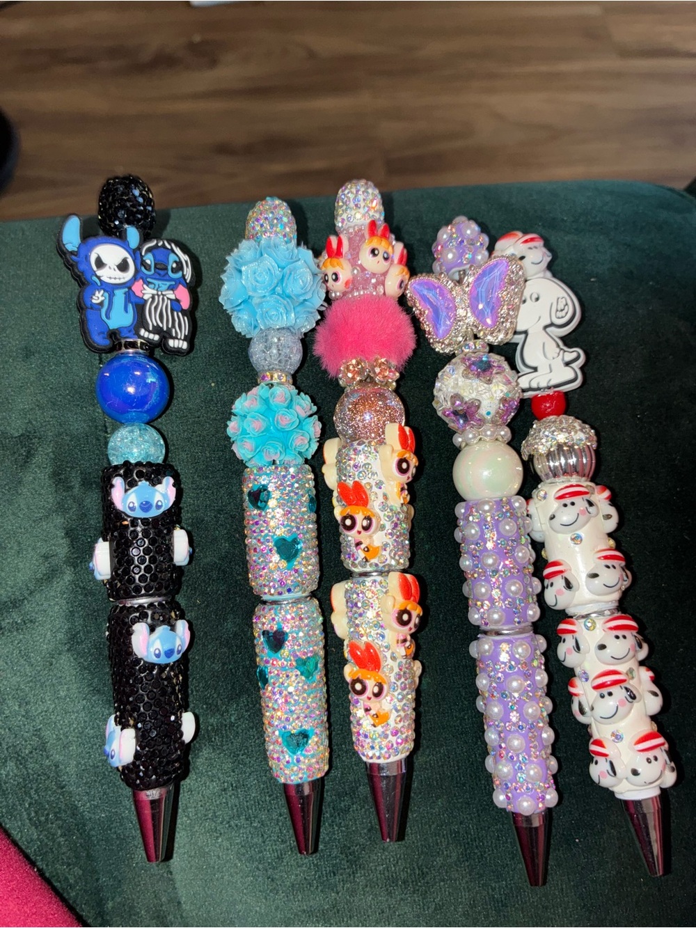 1 Kids Decorative Beaded Character Pen - Multicolor (pick yours)